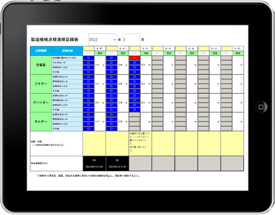 設備点検